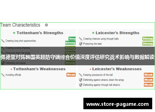 佩德里对阵韩国英超防守端综合价值深度评估研究战术影响与数据解读